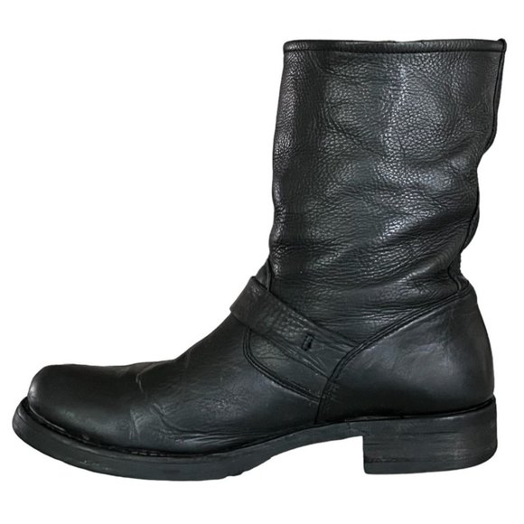 FRYE Veronica Black Leather  Short Boot Size 7.5 - Picture 8 of 12